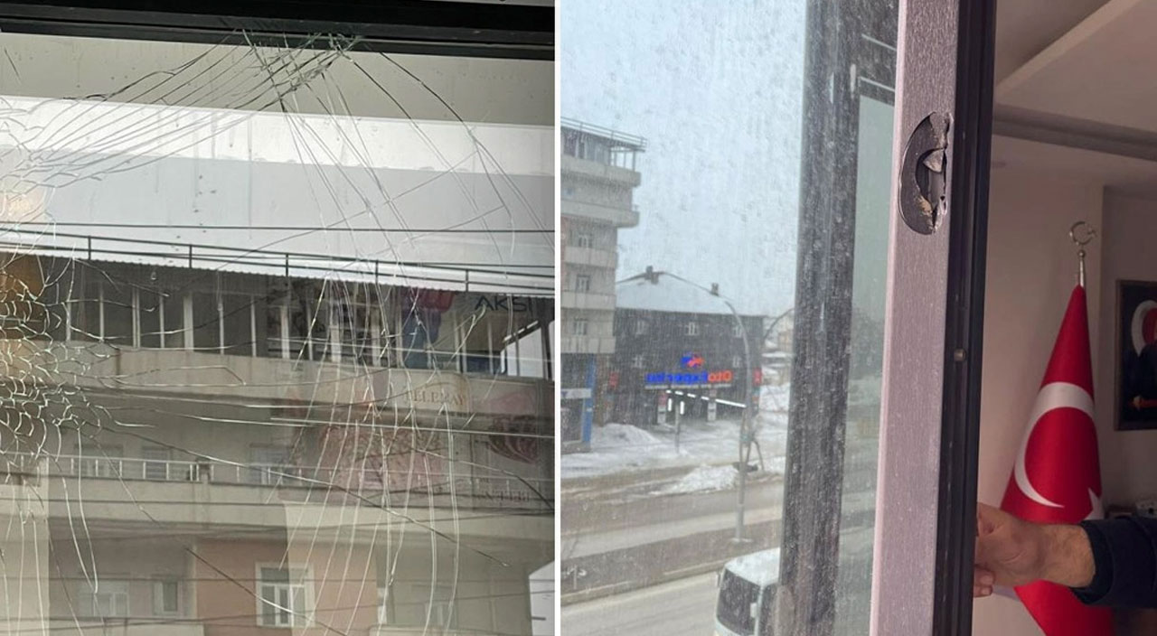 Son dakika: AK Parti Yüksekova İlçe Başkanlığına taşlı saldırı