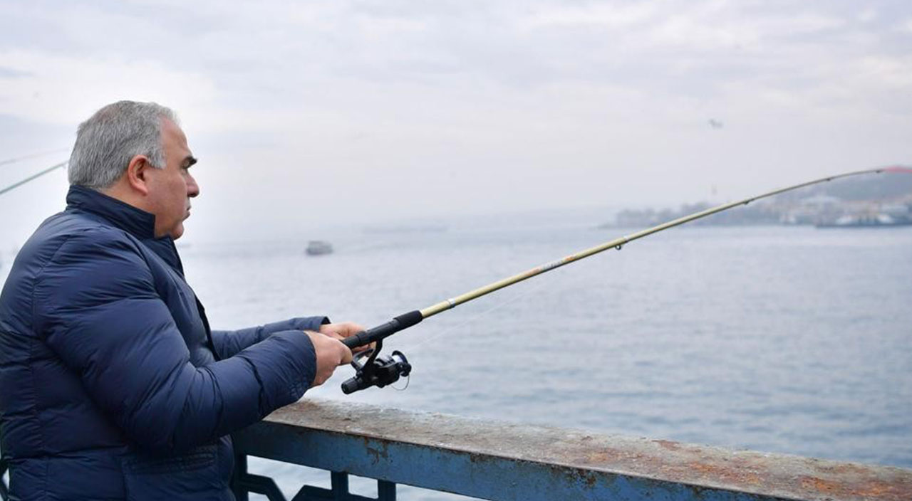 Fatih Belediye Başkanı gazetecilerle buluştu: Haliç'e karşı olta attı