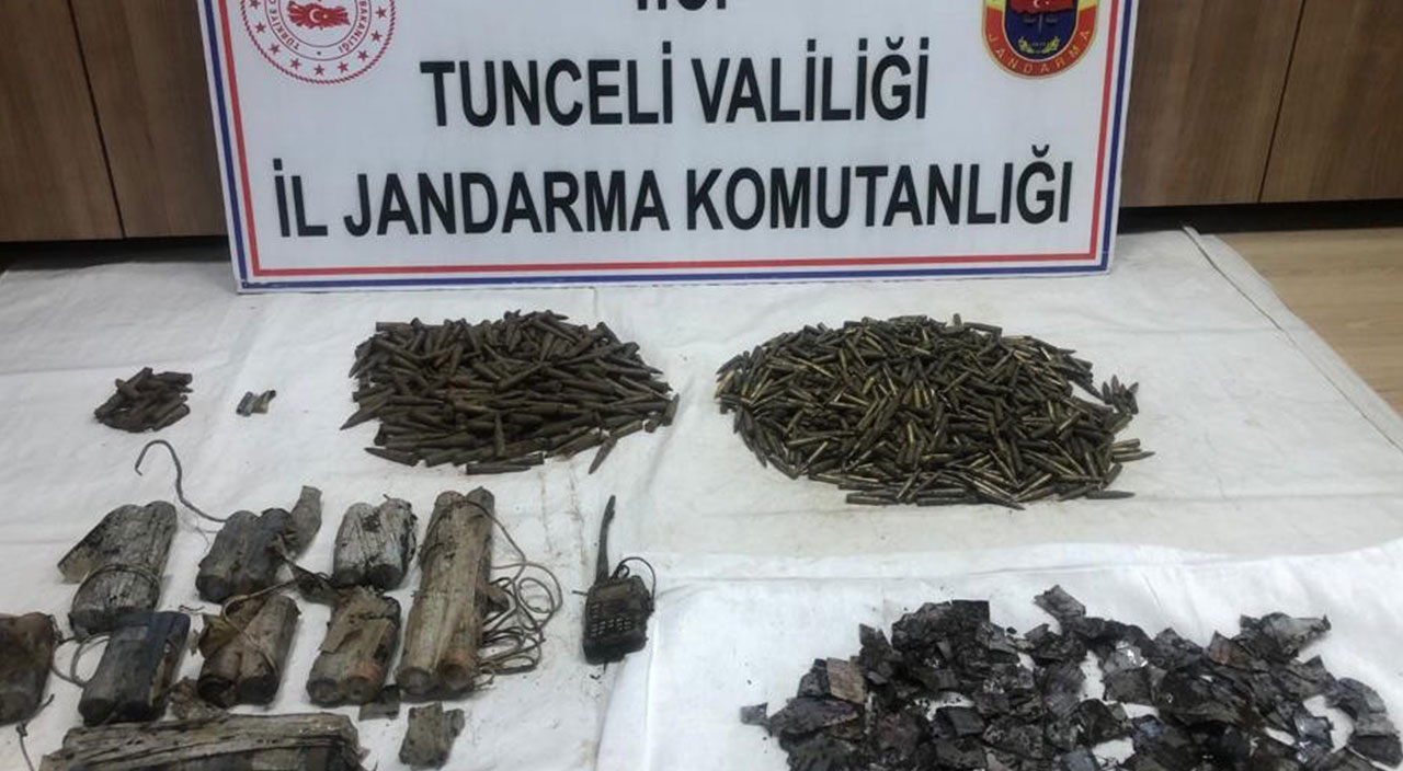 Tunceli’de düzenlenen operasyonda 5 odadan oluşan sığınak imha edildi