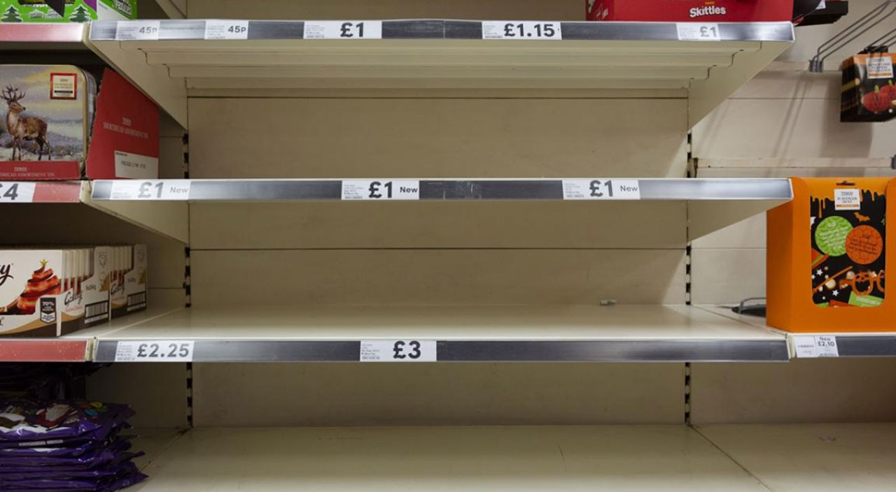 İngiltere’de kriz büyüyor: Raflar boşaldı
