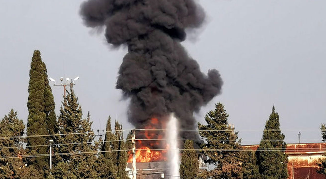 Lübnan'ın güneyindeki Zahrani petrol tesislerinde yangın! Müdahale devam ediyor
