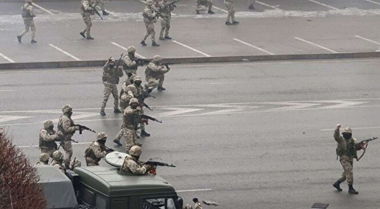 KGAÖ’den Kazakistan’a yardım: 2 bin 500 asker bölgeye sevk edildi