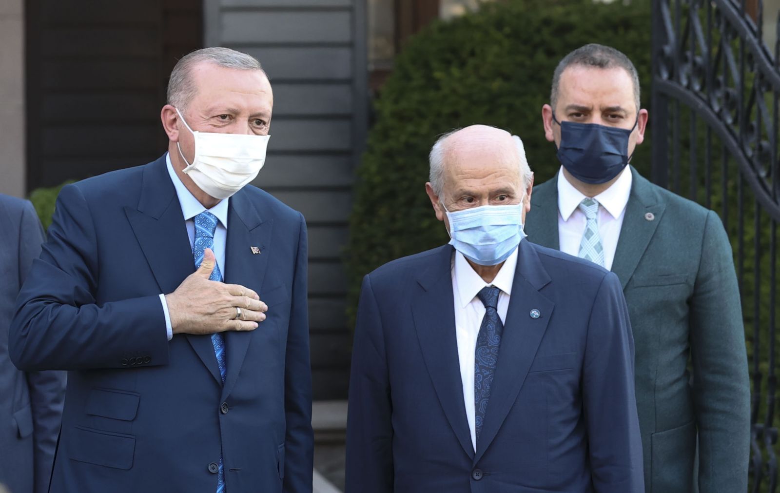 Cumhurbaşkanı Erdoğan'dan Bahçeli'ye ziyaret