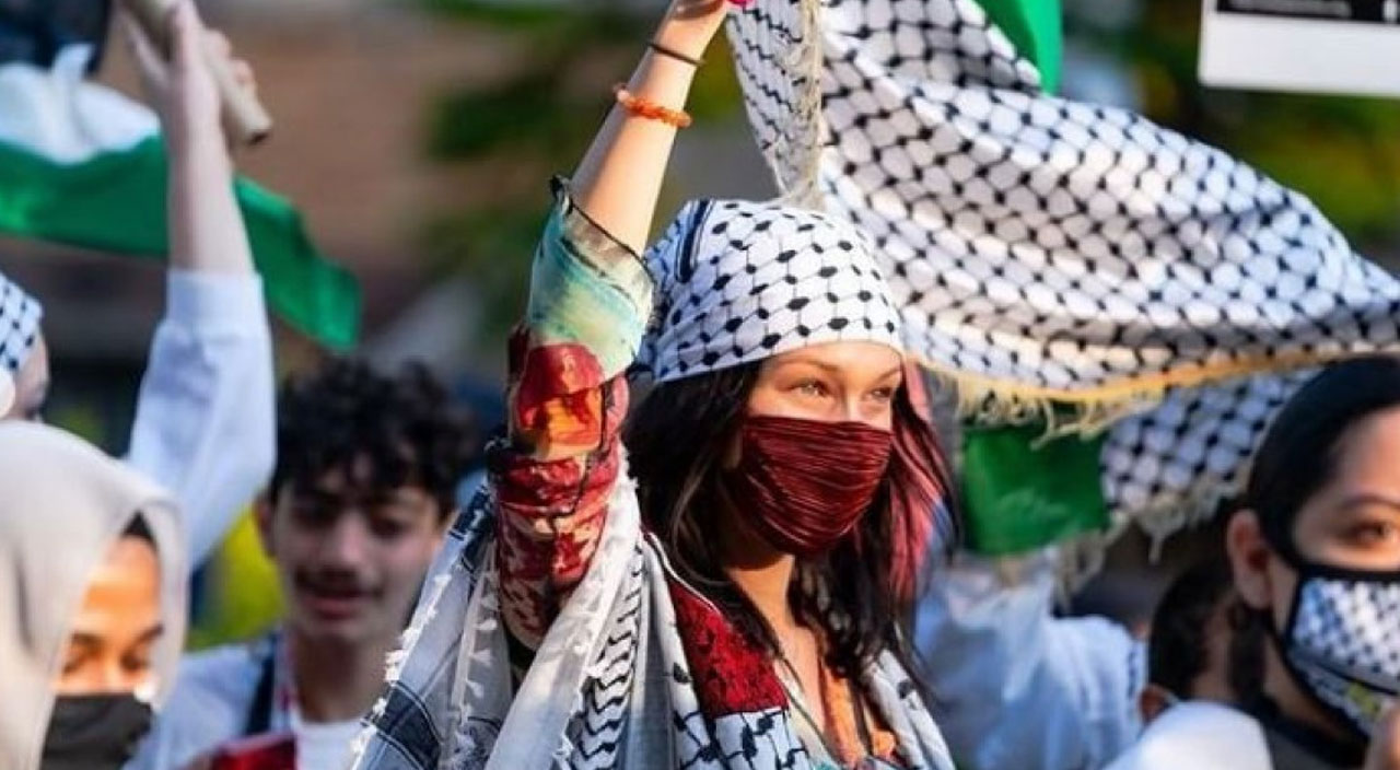 Bella Hadid’in Filistin paylaşımlarına Instagram’dan sansür!