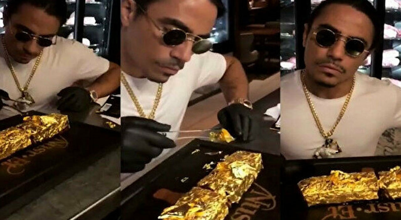 Nusret tepki çekmeye devam ediyor! Bir biftek için 7 bin 500 TL istiyor