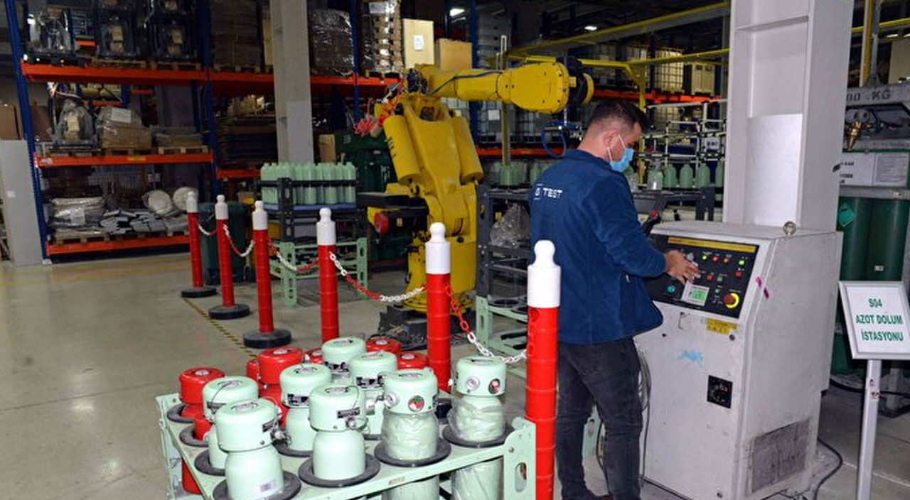 Yerli yangın söndürme sistemi 28 ülkeye ihraç ediliyor