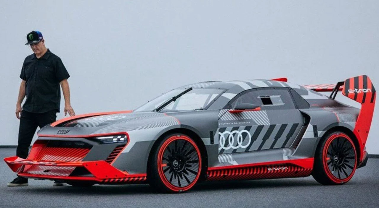 Audi özel olarak ürettiği yeni elektrikli modelini tanıttı