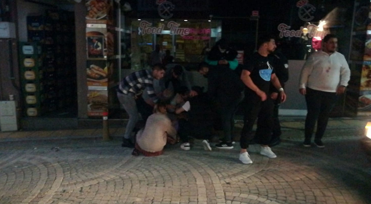 Kavgayı ayırmak istedi! Canından oldu