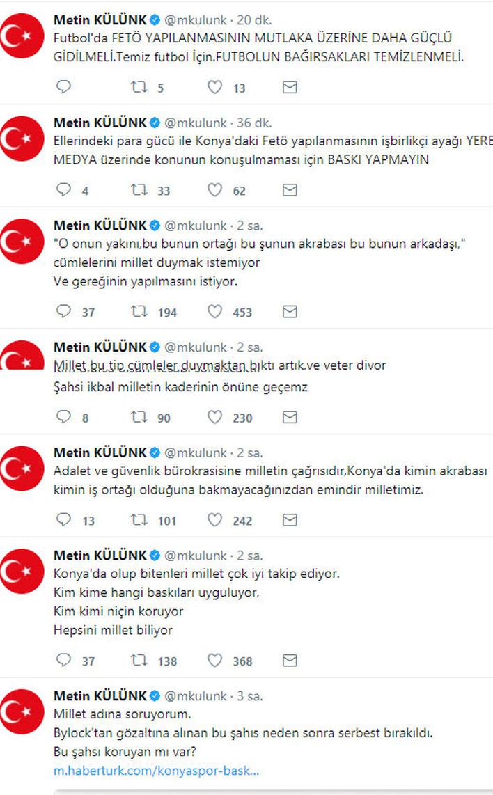 Konyaspor Başkanı Ahmet Şan'ın serbest bırakılmasına AK Partili vekilden tepki