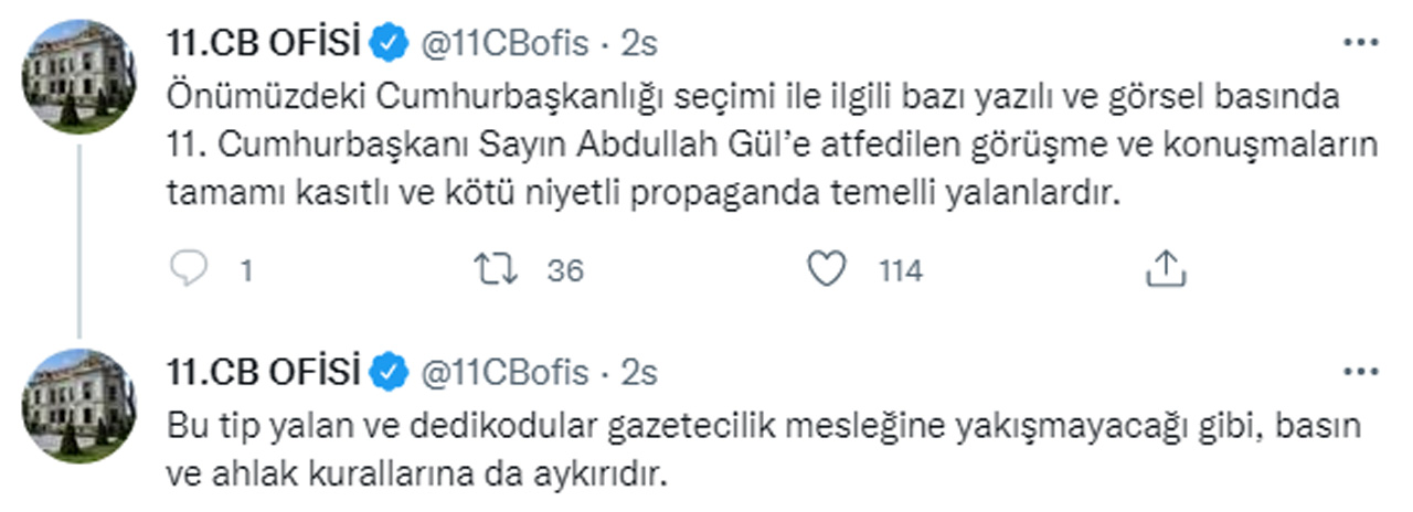 Abdullah Gül sessizliğini bozdu! 'Adaylık diyaloğu' hakkında açıklama