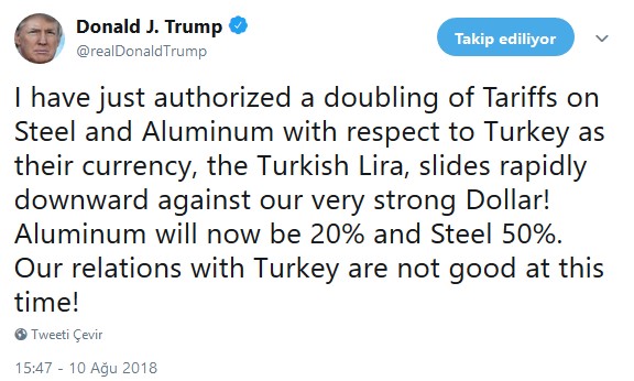 Trump'tan skandal Türkiye kararı! Yeni yaptırıma onay verildi... Trump'tan skandal Türkiye kararı! Yeni yaptırıma onay verildi...
