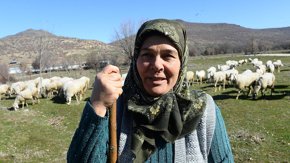 Kadın girişimci köyüne dönüp 'çiftlik sahibi' oldu