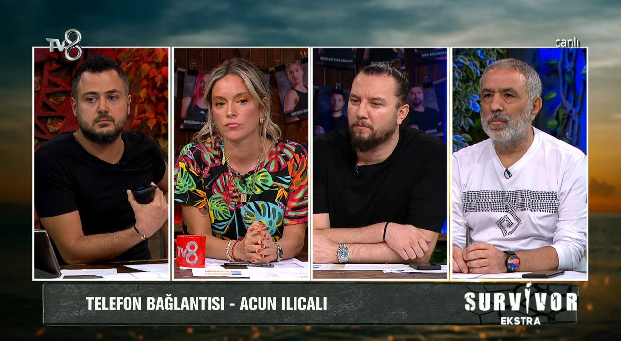 Survivor Ekstra'nın canlı yayınında gerginlik! Sunucu Furkan Dede’nin sözlerine sinirlenen Acun Ilıcalı çileden çıktı