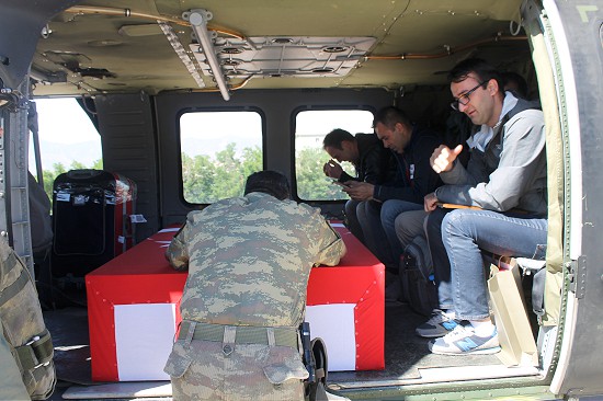 7 askerimiz için tören düzenlendi