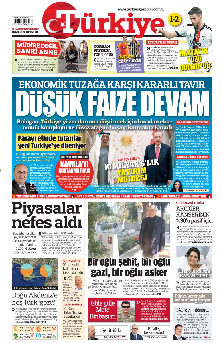 Cumhurbaşkanı Erdoğan'dan 'düşük faizde kararlılık' mesajı