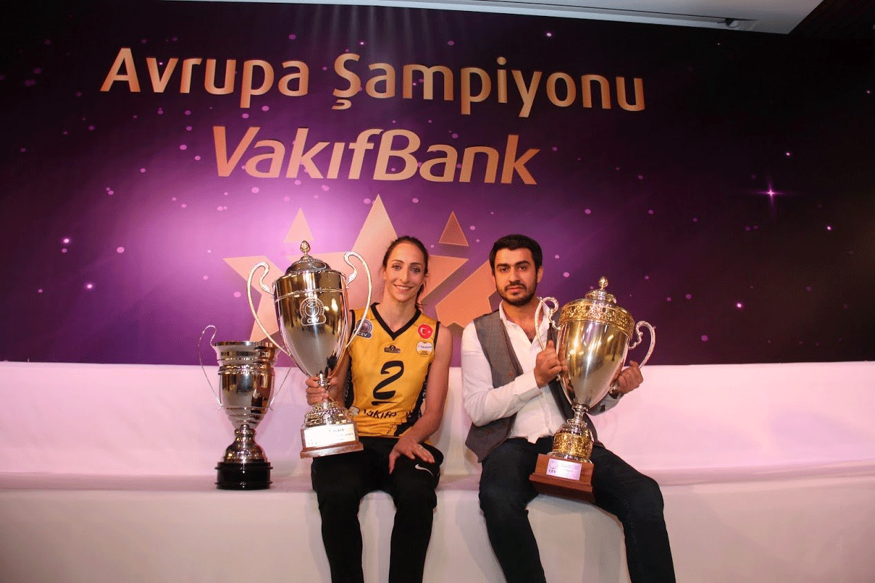 Vakıfbank kupasıyla şov yaptı