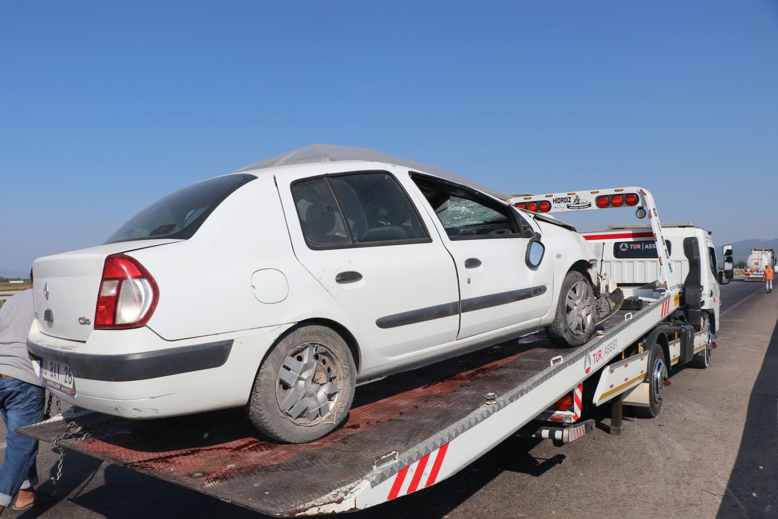 Bir aile bu araçtan sağ çıktı