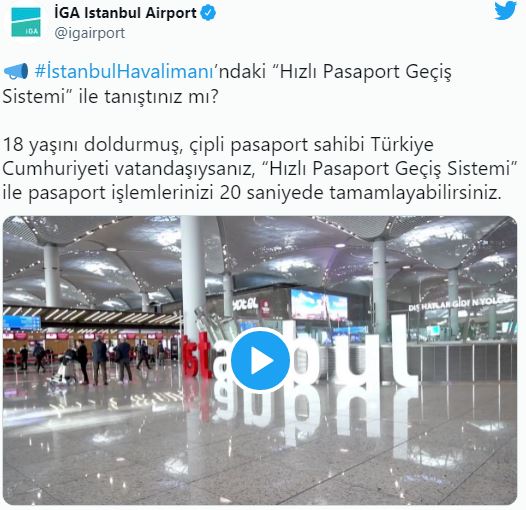 İstanbul Havalimanı'nda 'hızlı pasaport' dönemi! Sadece 20 saniye sürüyor