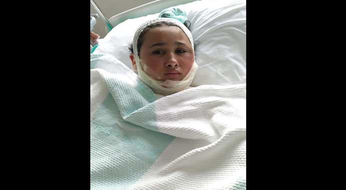 Akıma kapılarak ölen kız çocuğunun son görüntüleri yürek yaktı