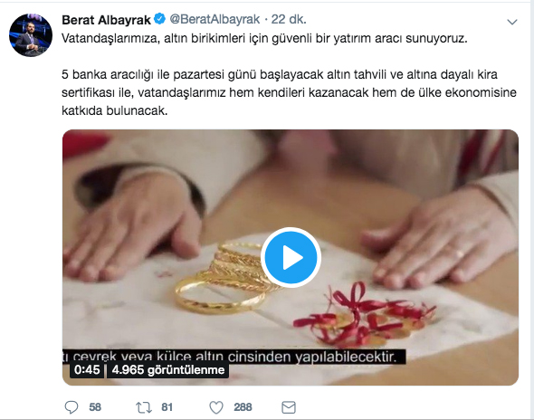 Bakan Albayrak'tan altını olanlara müjde! Pazartesi günü başlıyor