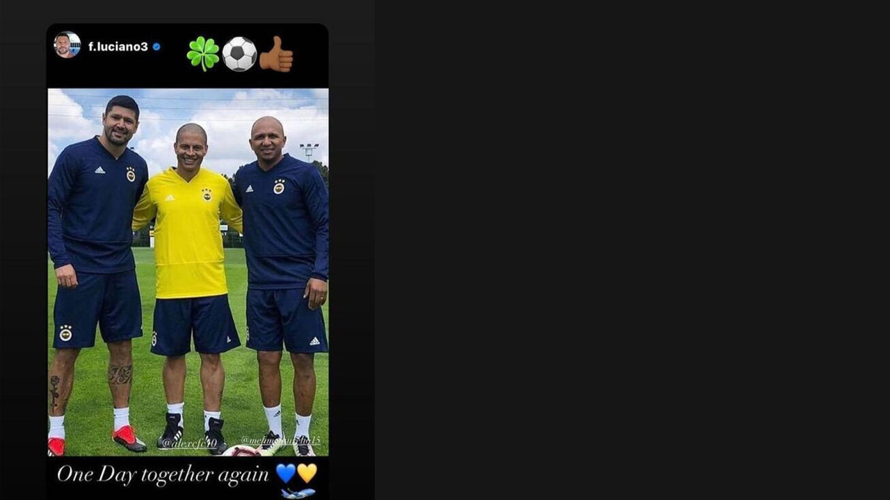 Alex de Souza'dan Fenerbahçelileri heyecanlandıran paylaşım!