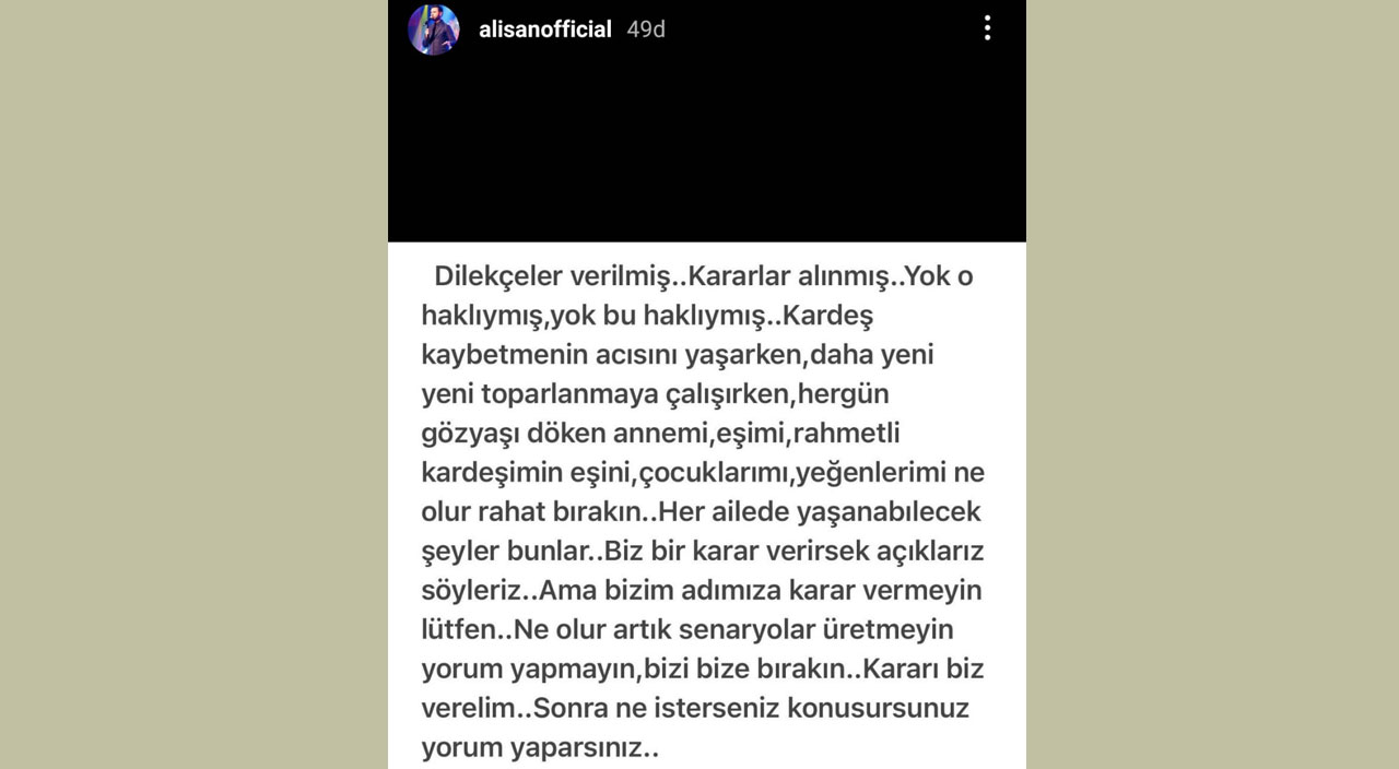 Alişan iddialara son noktayı koydu: Biz bir karar verirsek açıklarız