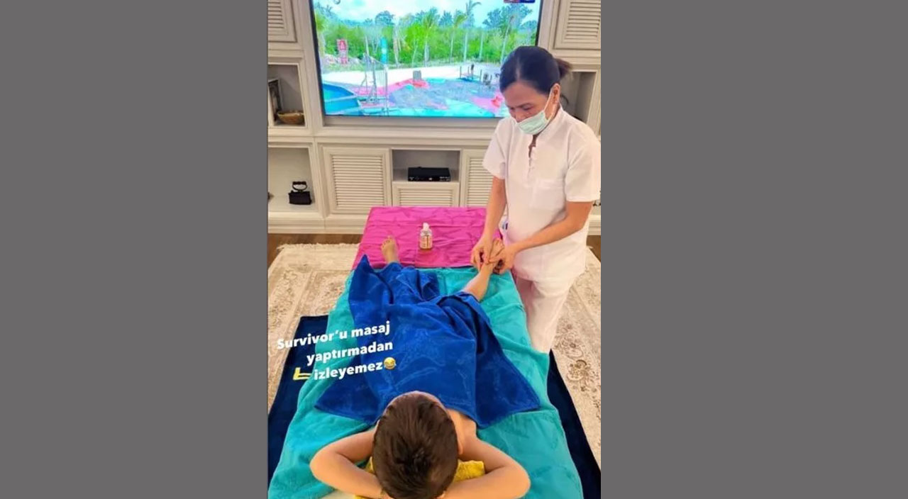 Alişan 3 yaşındaki oğluna masaj yaptırdığı anları paylaştı, tepkiler gelince açıklama yaptı