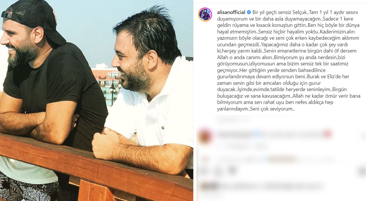 Kardeşinin ölüm yıldönümünde Alişan’dan yürek yakan paylaşım! “Öf dersem Allah o anda canımı alsın” Kardeşinin ölüm yıldönümünde Alişan’dan yürek yakan paylaşım! “Öf dersem Allah o anda canımı alsın”
