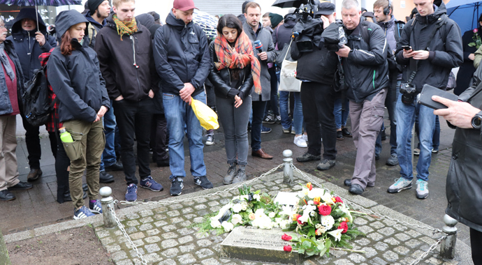 Dortmund’ta ırkçı saldırıda öldürülen Türk  Kubaşık için yürüdüler