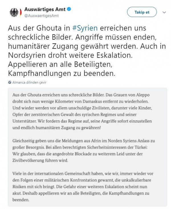 Almanya'dan skandal Türkiye açıklaması