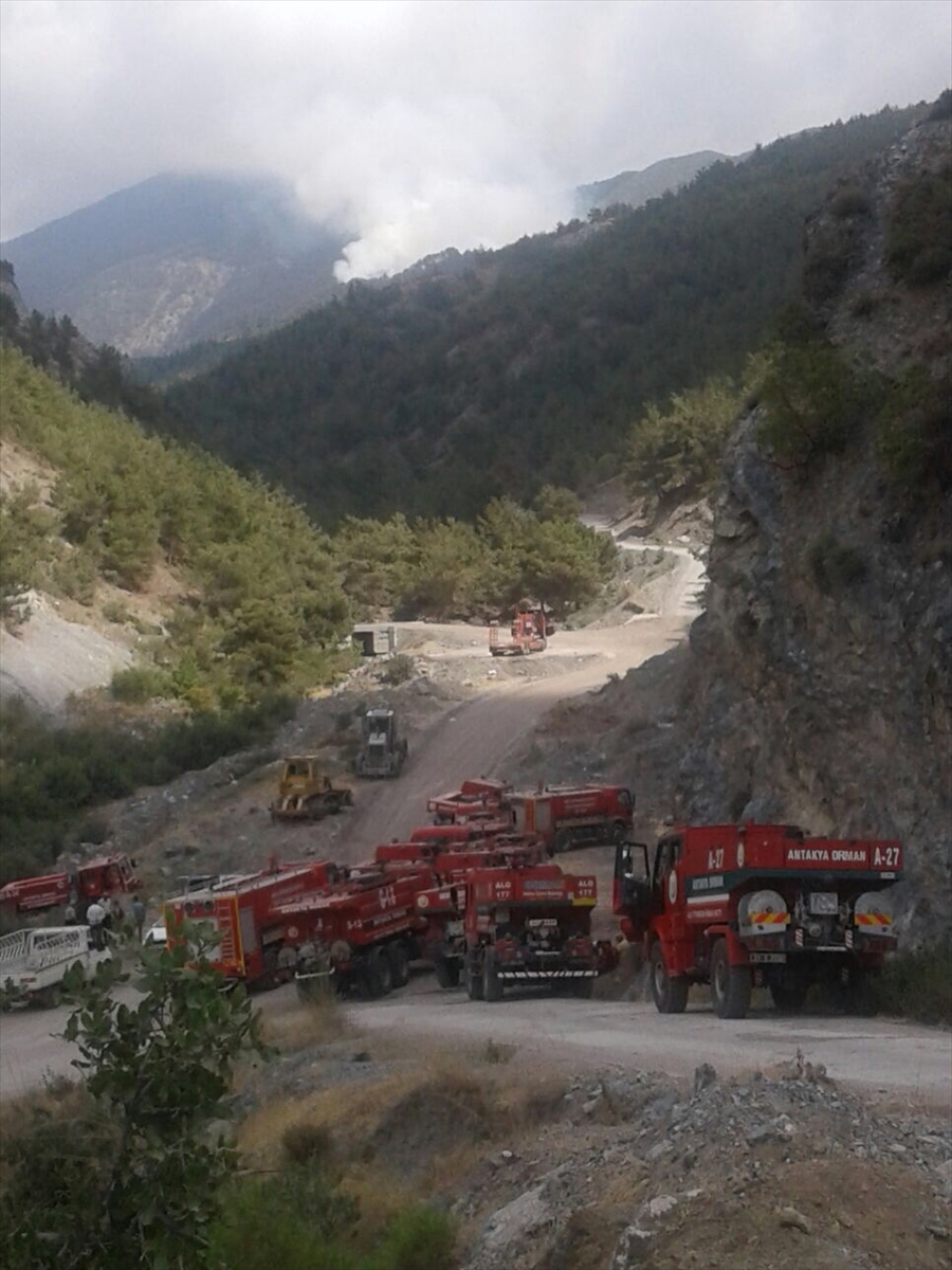 Amanos Dağları'ndaki yangın söndürülemiyor