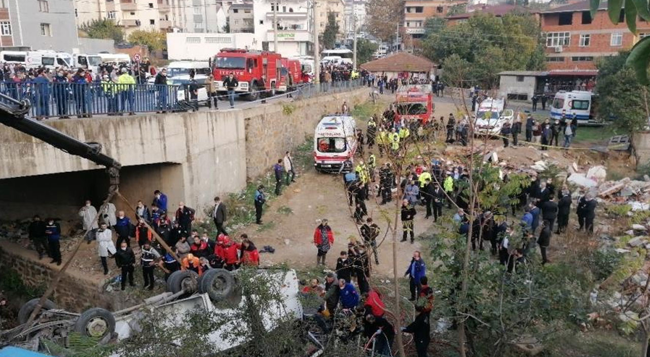 Kocaeli servis kazasında can kaybı 5’e yükseldi