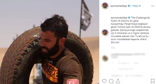 Turabi'den büyük başarı! The Challenge yarışmasında finale kaldı