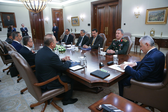 Çankaya Köşkü'nde güvenlik toplantısı