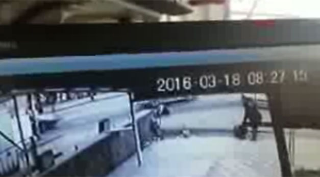 Mamak'taki saldırı anı kameralara böyle yansıdı!