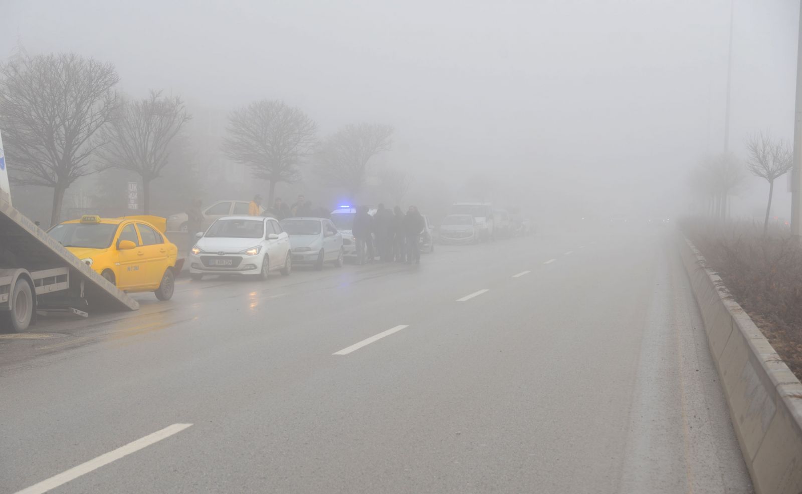 Ankara'da 25 araç birbirine girdi