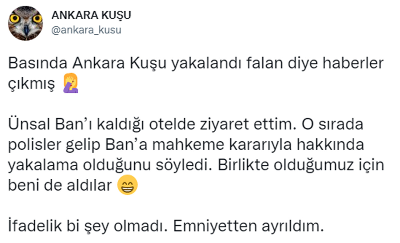 Son dakika: Gözaltına alınan Ünsal Ban tutuklandı