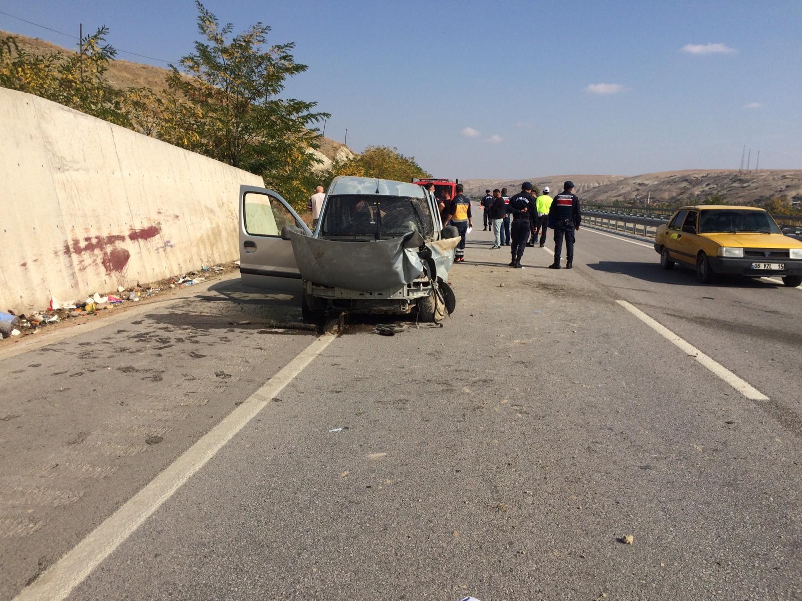 Çankırı'da feci trafik kazası: 1 ölü, 2 yaralı