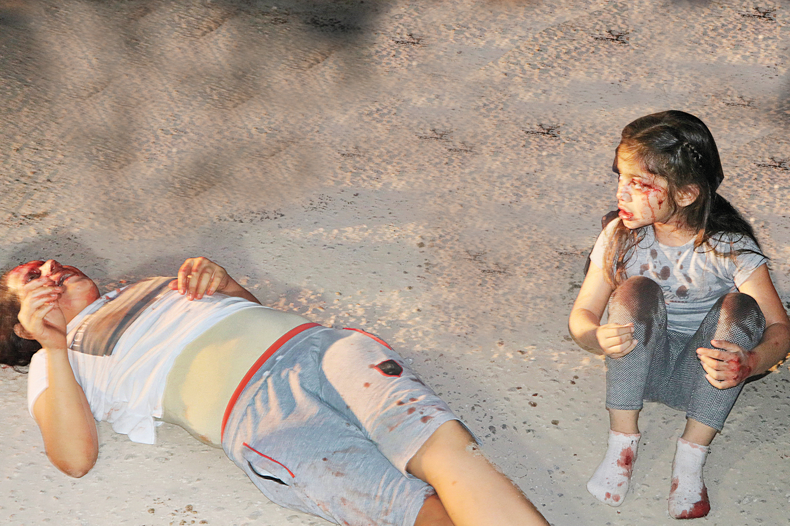 Annesinin başında ağlayan minik Melisa hastanede iç kanamadan vefat etti