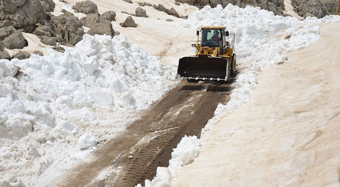 Mayıs ayında Antalya’da 10 metre kar