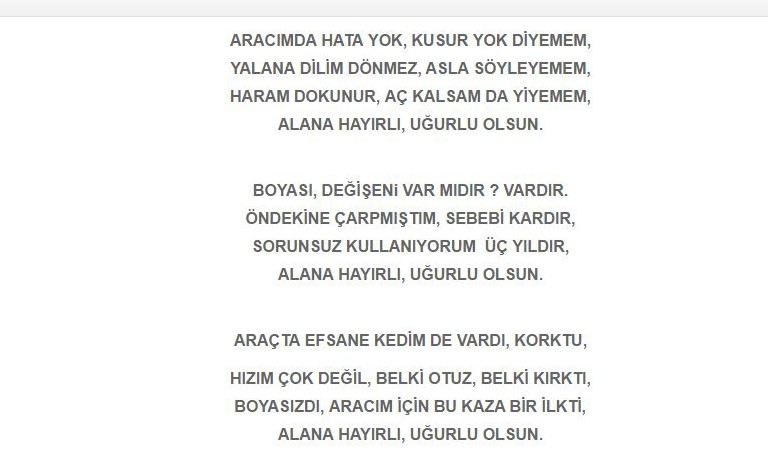 Satılık arabasına şiir yazdı, fenomen oldu