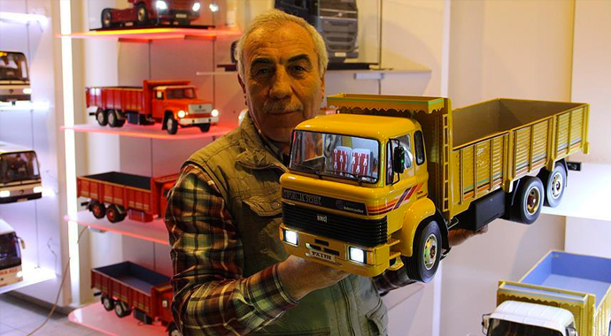 Araç maketleri atölyesi açtı, talepleri yetiştiremiyor