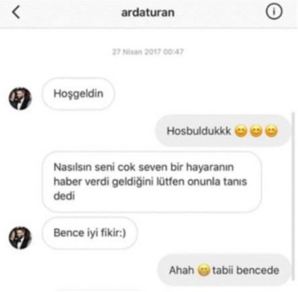Arda Turan'ın 'Ebru Şallı'ya attığı iddia edilen mesajlar yalanlandı