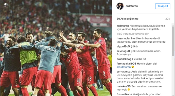 Milli Takım aday kadrosu açıklandı! Arda Turan süprizi...