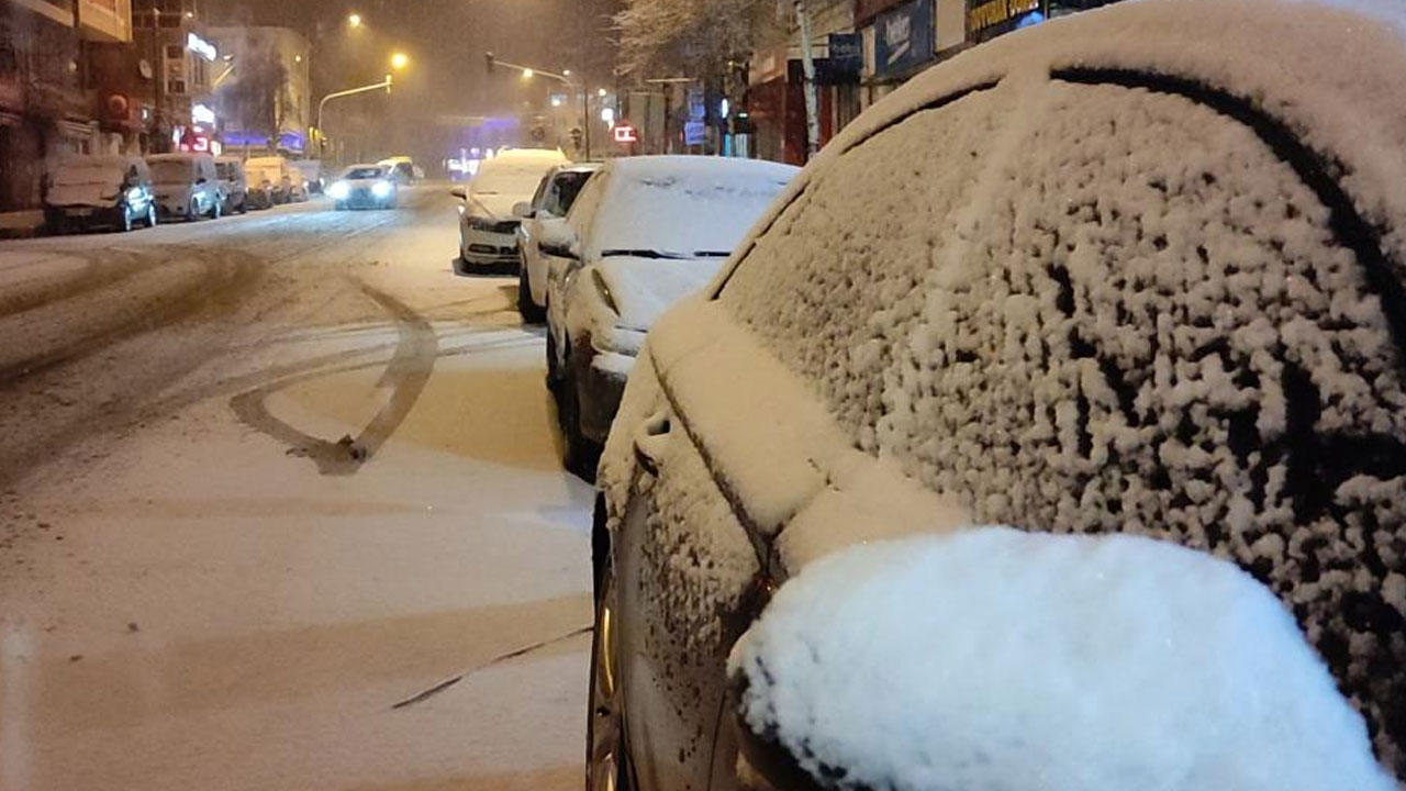 Nisan ayında kar sürprizi