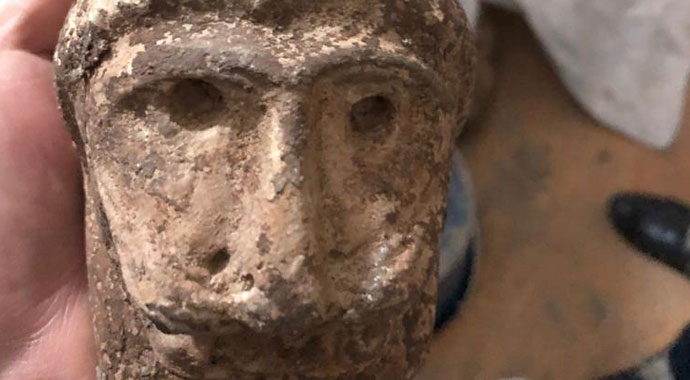 Arnavutköy'de tarihi eser kaçakçılarına baskın