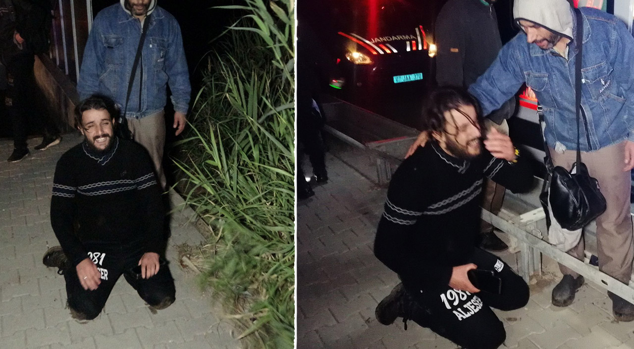 Yüzdükleri tekneden atılan 2 göçmen  aranıyor