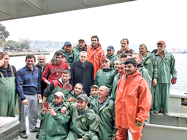 Reis balığa çıktı