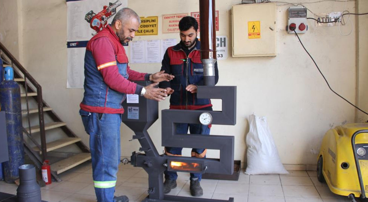 Bu soba 500 lirayla kışı çıkartıyor: Mersinli esnaf yüksek elektrik faturalarının çözümünü internette buldu