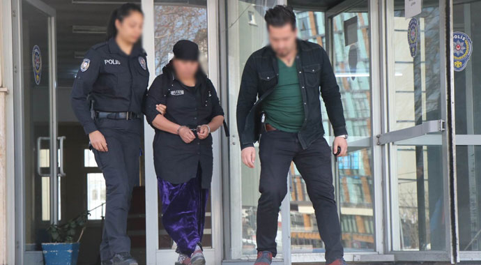 8 suçtan aranan kadın tavan arasında yakalandı